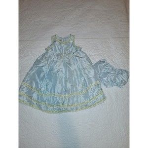 24 month Blue satin dress fit for a princess